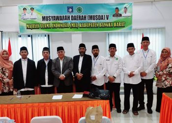 Ini Ketua Terpilih Hasil Musda MUI Bangka Barat
