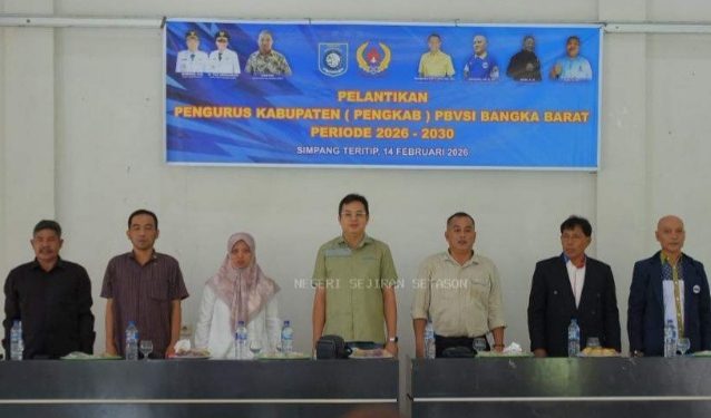 Bupati Hadiri Pelantikan Pengurus PBVSI Periode 2026–2030