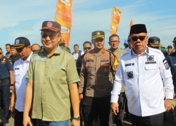 Bupati Dampingi Gubernur Tinjau Arus Mudik Idul Fitri.