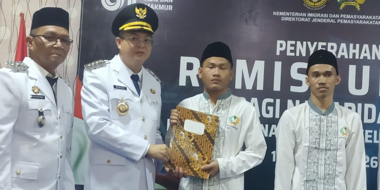 Rutan Mentok Salurkan Remisi HUT RI ke-81 untuk 239 Warga Binaan, 10 Orang Dipastikan Langsung Bebas