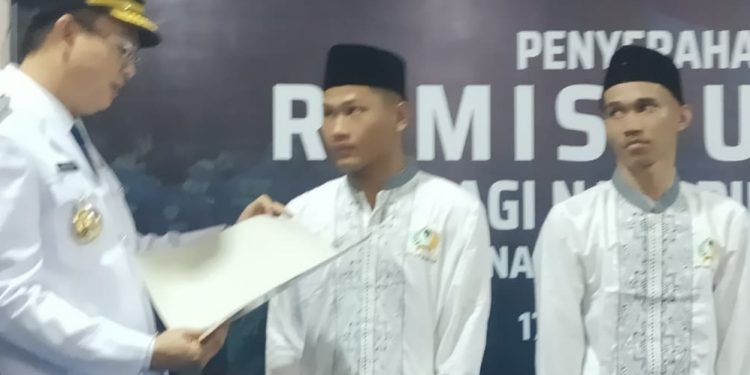 Rutan Mentok Salurkan Remisi HUT RI ke-81 untuk 239 Warga Binaan, 10 Orang Dipastikan Langsung Bebas