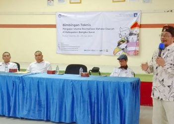 Bimtek Revitalisasi Bahasa Daerah Bangka Barat