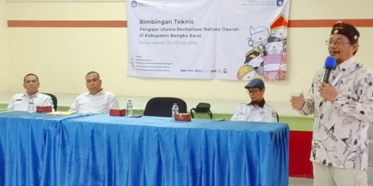 Bimtek Revitalisasi Bahasa Daerah Bangka Barat